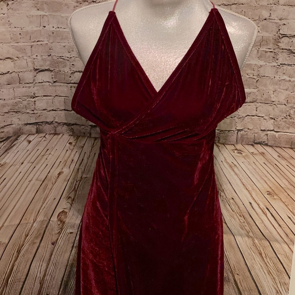 Elegant Sexy Velvet Evening Gown/Prom Dress
